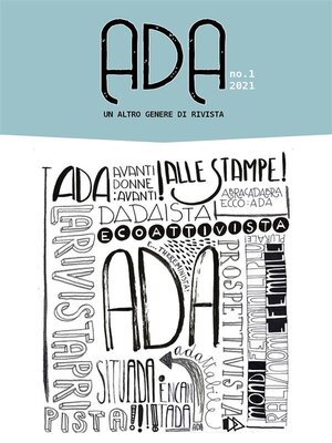 cover image of ADA. Un altro genere di rivista